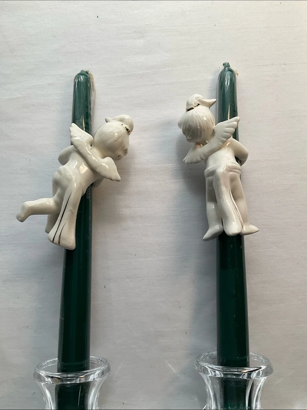 Vintage Commodore Candle Climber Angels